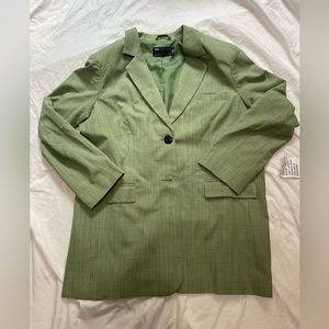 Asos green oversized blazer